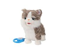 CAZSTYK Simulación realista de un gato de juguete para mascotas que se mueve y habla Juego interactivo para niños Tela segura y diseño de plástico Juguete de peluche seguro