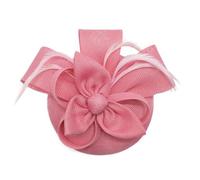 CAZSTYK Sombrero de fiesta de té con clip extraíble para el pelo, accesorios para eventos nupciales para novia, damas de honor, evento, velos desmontables, tocado, e, Talla única