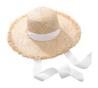 CAZSTYK Sombrero de protección solar para vacaciones, sombrero plano de moda, a prueba de sudor, para diferentes edades, a la moda, Encaje Lafite, Talla única