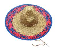 CAZSTYK Sombrero de sol tejido con delicados detalles de color, diseños de gran tamaño, perfecto para jardinería, viajes y uso diario. Sombrero de paja tejido