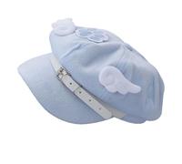 CAZSTYK Sombrero octogonal transpirable para parejas, versátil sombrero de ejército, borde grande, deportes, para hombres y mujeres, tela transpirable, azul claro, Talla única