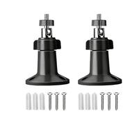 CAZSTYK Soporte compacto de montaje para cámara de seguridad para instalación en techo de pared con rotación ajustable de 360 grados, soporte de cámara de techo ABS