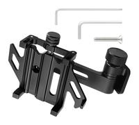 CAZSTYK Soporte de bicicleta desmontable a prueba de golpes, soporte seguro para teléfono para viajeros diarios y ciclistas, soporte de bicicleta para smartphone