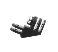 CAZSTYK Soporte de cámara de acción de codo de 90 grados, ahorro de espacio, flexible, ángulo vertical, horizontal, compatibilidad para adaptadores de cámara de acción de escena apretada