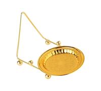 CAZSTYK Soporte de exhibición para tazas con ranura para cuchara, construcción de metal resistente para encimera de cocina organizada, estante de exhibición de tazas de café