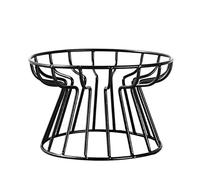 CAZSTYK Soporte de metal elevado para cuenco de alimentación que mantiene tus suelos limpios, soporte de metal fácil de limpiar que evita derrames y desorden. Soporte elevado para cuencos