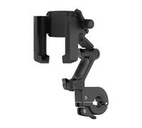 CAZSTYK Soporte de teléfono para manillar de scooter de fácil montaje, giratorio 360 grados, a prueba de golpes, abrazadera ajustable para teléfono