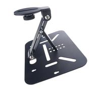 CAZSTYK Soporte giratorio de metal para proyector, carga de 10 kg, plegable, base ajustable, estabilidad segura, soporte giratorio para proyector de cine en casa
