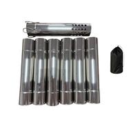 CAZSTYK Sparks Grille - Tubo de acero inoxidable para estufas de campamento al aire libre, accesorios de campamento al aire libre