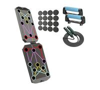 CAZSTYK Tabla de flexiones plegable multifunción, equipo de entrenamiento de fuerza y ejercicio, estante de entrenamiento de fuerza para el hogar y el suelo
