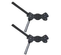 CAZSTYK Tacos de hielo antideslizantes de tracción con 9 garras para caminar, dispositivos de agarre duraderos para zapatos, botas, tacos de hielo