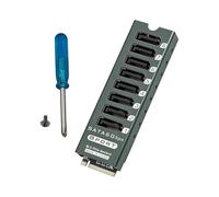 CAZSTYK Tarjeta adaptadora PCIe SATA3 con 8 puertos de velocidad de transferencia de 6 Gbps e indicadores LED Tarjeta de expansión de almacenamiento PCIe