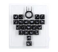 CAZSTYK Teclas translúcidas de altura OEM de 21 teclas con diseño de mariposa para un excelente efecto de retroiluminación en condiciones de poca luz retroiluminada