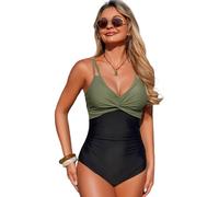 CAZSTYK Traje de baño atlético resistente al cloro para uso en piscina, mantiene la vitalidad del color contra la exposición con el tiempo, traje de baño ajustado