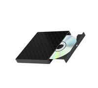 CAZSTYK Unidad de disco externa para portátil, USB, reproductor de disco portátil con ranura para tarjetas, 3 USB 2.0, 1 puerto USB 3.0 para portátil