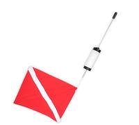 CAZSTYK Visibilities - Bandera de poliéster con pesos estabilizadores para un posicionamiento preciso bajo el agua
