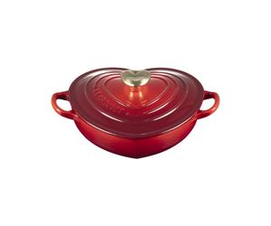 Cazuela 20 cm Le Creuset Colección Corazón Hierro fundido 21402200602454 Cereza