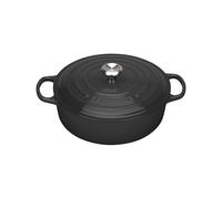 Cazuela 30 cm Le Creuset Signature Hierro fundido 21179300000430 Negro Mate