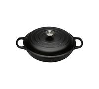 Cazuela 30 cm Le Creuset Signature Hierro fundido 21180300000430 Negro Mate