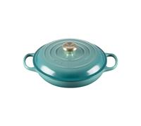 Cazuela 30 cm Le Creuset Signature Hierro fundido 21180300994450 Bleu Riviera