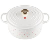 Cazuela Cocotte L´Amour Redonda de Hierro Fundido (Blanco) - LE CREUSET