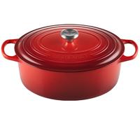 Cazuela Cocotte Signature Ovalada Hierro Fundido 33cm 75L (Cereza) - LE CREUSET
