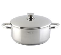 CAZUELA con tapa de acero INOX 28cm, WECOOK! PRO