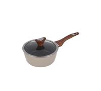 Cazuela de 20 cm crema Kolors de un asa con tapa
