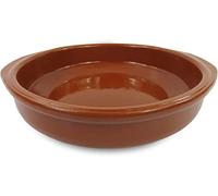 Cazuela de Barro/Apta Para el Horno/Gas/Lavavajillas/Cazuela Redonda de Barro/Hecha en España Varios Tamaños (22cm)