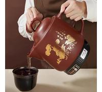 Cazuela Eléctrica Inteligente De Medicina China, Olla De Arcilla Morada For Preservación Del Calor For Hacer Té Y Sopa De Decocción, Utensilios De Cocina For Té Medicinal Con Recordatorio(4L/4.2Quart)