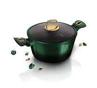 Cazuela para hornear Berlinger Haus BH/6058 Aluminio 4,1 L Inducción Negro/Verde
