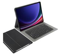 Cazy - Funda de teclado compatible con Samsung Galaxy Tab S9+/S9 FE+ - Funda protectora con teclado magnético extraíble - Diseño: Qwertz