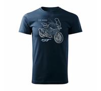 CB 1000 GT CB1000GT - Camiseta para moto, azul oscuro, S