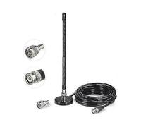 Cb Antenna 27mhz Cb Antenna Soft Whip Magnetfu Bnc Pl259 Connector Antenna Compatible with Cobra Midland Uniden Maxon President Portable Ha