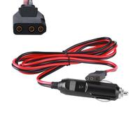 CB Cargador de coche CB PIN de 3 pines Toma Cable-12 V Toma de encendedor de cigarrillos Resistente Calibre 16 con toma de 3 pines para radios CB Ham Cobra Uniden Galaxy Midland President MC Kinley