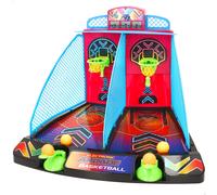 CB Games - Juego baket de mesa neón arcade con luces, sonido y marcador digital, diseño premium, edición coleccionista, juguetes retro, juegos de mesa electrónicos, juego de colección, niños a partir