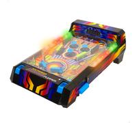 CB Games - Pinball de mesa neón arcade con luces, sonido y marcador digital, diseño premium, edición coleccionista, juguetes retro, juegos de mesa electrónicos, juego de colección, niños a partir de 6