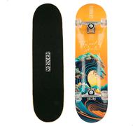 COLORBABY CB Riders Monopatín, Patinete Skate, Fabricado de Madera, Eje Aluminio, Antideslizante, Skateboard niño, Tabla con 4 Ruedas PU, Máximo 100 kg, Regalo 6 años