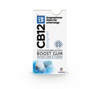 CB12 Boost - Gomas para masticar - Frescor instantáneo en movimiento, evita el mal aliento, sin azúcar y sabor a menta fresca, 10 unidades