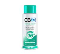 CB12 Mild Mint Menthol Enjuague Bucal - 250 ml | Lucha contra el mal aliento durante 12 horas - Recomendado por dentistas - Aroma de menta dulce - 250 ml