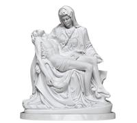 CBAM La Piedad de Miguel Ángel Escultura con base de mármol, varios tamaños, 23 cm