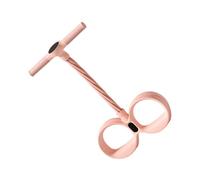 CBanda De Resistencia De Pedal - Cuerda De Tracción Para Sentarse De 50x25x10 Cm, Expansor De Ejercicios De 6 Tubos Con Contador Digital | Equipo De Estiramiento De Yoga Para Entrenamiento De Gimnasio