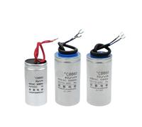 CBB60 carcasa de aluminio 4/6/8/10/12/20/25/30/35/40/45/50/60UF 450V motor lavadora deshidratador condensador de arranque de bomba de agua(15UF)