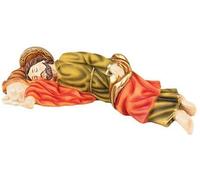 CBC Sleeping St Joseph - Estatua de resina multicolor de 8 pulgadas