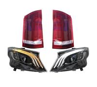 CBCLOPKLCU Faro Conjunto de faros delanteros y traseros LED Para Benz Para Vito W447 2016-2021