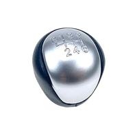CBCLOPKLCU Funda para pomo de cambio de marchas Para Hyundai para Elantra para I30 Coche Perilla cambio marchas manual automática 5 velocidades Palanca( 6 Speed Matte Silver)