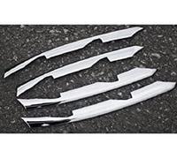 CBCLOPKLCU Luz trasera para coche Alerón Trasero De Coche Para A4 B9 2017 Cubierta Lámparas Antiniebla Listones Rejilla Luces Pegatinas Tiras Decorativas Para Automóviles Estilo(2)