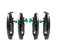 CBCLOPKLCU MaNinjas exteriores de puerta izquierda y derecha Para Kia Para Sorento (2003-2009), n.° de pieza: 82650-3E000, 81158, 81155 Manija de puerta exterior( 4pcs)
