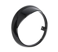 CBCLOPKLCU Máscara de lámpara Faro Cubierta Protectora Para Faro De Motocicleta Para Vespa Para Primavera 125 Y 150, Para Scooter, Marco De Faro, Cubierta Protectora, Marco De Pantalla.(Bright Black)