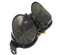 CBCLOPKLCU Repetidor Lateral Intermitente Luz Trasera LED para Motocicleta Para YZF -R6 2001-2002 Faro Trasero de Frenado y Señal Giro Integrados